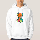 Colorful bear hoodie (Voorkant)