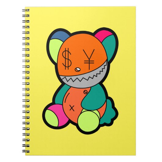 Colorful bear notitieboek (Voorkant)