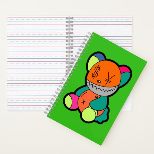 Colorful bear notitieboek (Binnen)