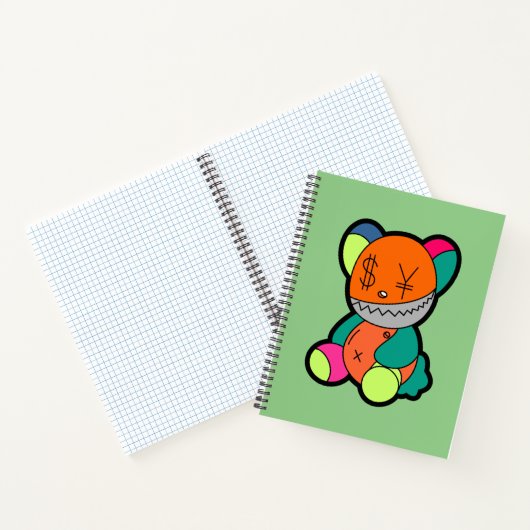 Colorful bear notitieboek (Binnen)