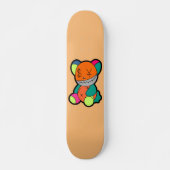 Colorful bear persoonlijk skateboard (Voorkant)