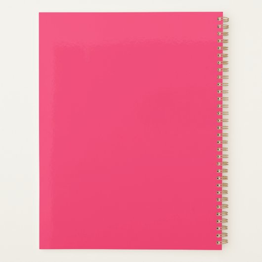 Colorful bear planner (Achterkant)