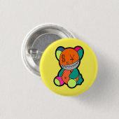 Colorful bear ronde button 3,2 cm (Voorkant /achterkant)