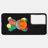 Colorful bear samsung galaxy hoesje (Linkerkant)