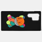 Colorful bear samsung galaxy hoesje (Achterkant horizontaal)