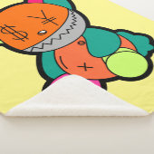 Colorful bear sherpa deken (3/4)