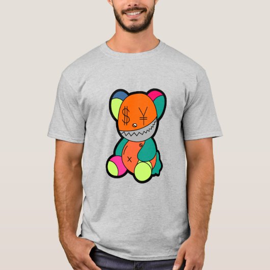 Colorful bear t-shirt (Voorkant)