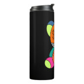 Colorful bear thermosbeker (Gedraaid links)
