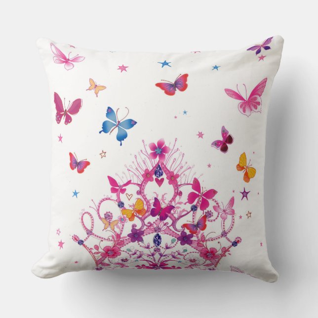Colorful Beauful Butterflies baby shower Kussen (Voorkant)
