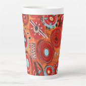 Colorful Beginnende Latte Mok (Voorkant)