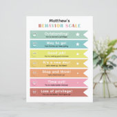 Colorful Behavior Management Chart for Kids (Staand voorkant)