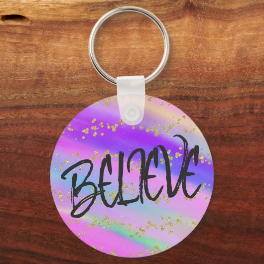 Colorful Believe Sleutelhanger (Achterkant)