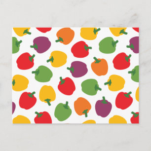 Colorful Bell Peppers Briefkaart