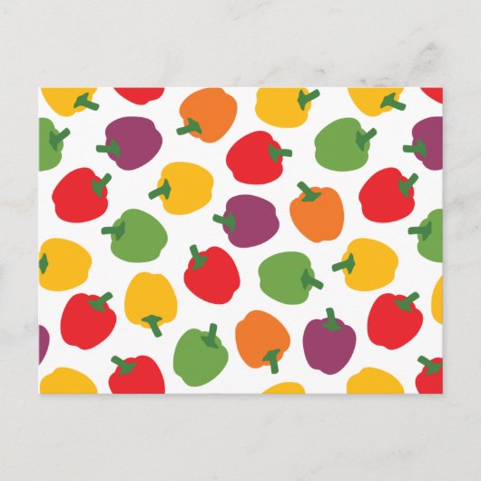 Colorful Bell Peppers Briefkaart (Voorkant)