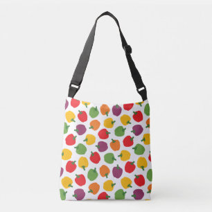 Colorful Bell Peppers Crossbody Tas