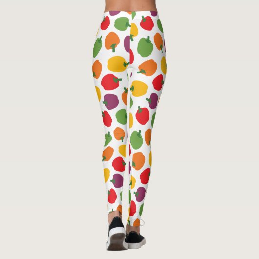 Colorful Bell Peppers Leggings (Achterkant)