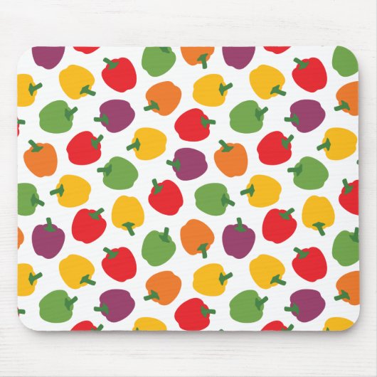 Colorful Bell Peppers Muismat (Voorkant)