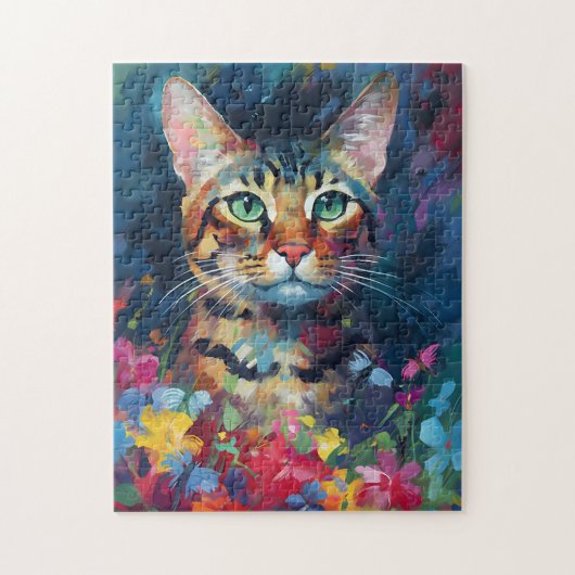 Colorful Bengal cat Legpuzzel (Verticaal)