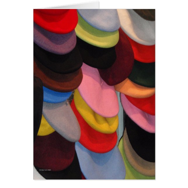 Colorful Berets-kaart (Voorkant)