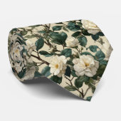 Colorful Best Gifts For Men Gardenias Flower Stropdas (Opgerold)