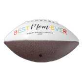 Colorful Best Mam Ever Photo Collage Football (Gedraaid 270)
