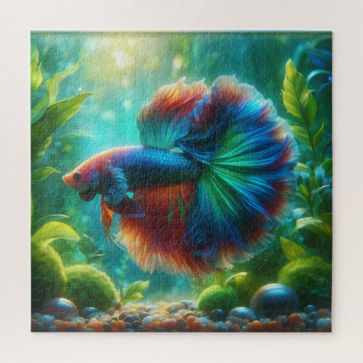 Colorful Beta Fish Legpuzzel (Verticaal)
