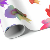 Colorful Betta Aquarium Fish Wrapping Paper Cadeaupapier (Rol Hoek)