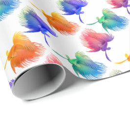 Colorful Betta Aquarium Fish Wrapping Paper Cadeaupapier