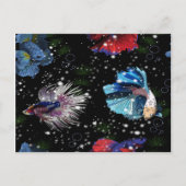 Colorful Betta Fish Briefkaart (Voorkant)