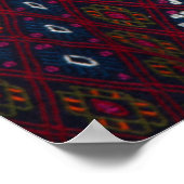 Colorful Bhutan Textiles Poster (Hoek)