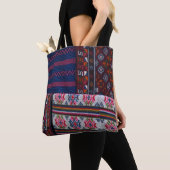Colorful Bhutan Textiles Tote Bag (Dichtbij)