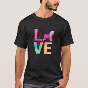 Colorful Bichon Frise Dog mam Bichon Frise T-shirt