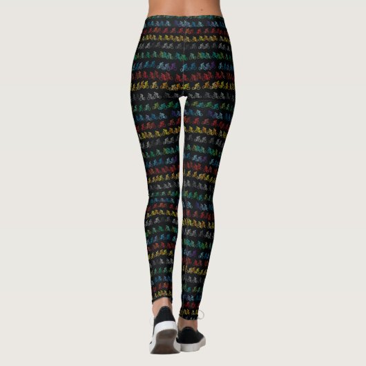 Colorful Bicycle-Leggings Leggings (Achterkant)