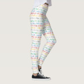Colorful Bicycle Pattered Leggings (Rechts)