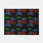 Colorful Bicycles Pattern Deurmat (Voorkant)