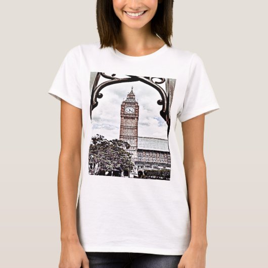 Colorful Big Ben T-shirt (Voorkant)