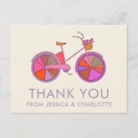 Colorful  Bike Illustration Personalized