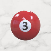 Colorful Billiard/Pool Balls Confetti (Kleine voorkant)