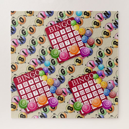 Colorful Bingo maakt leuke games Legpuzzel (Horizontaal)