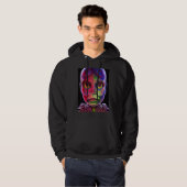 Colorful Biomechanical Artificial Intelligence Cyb Hoodie (Voorkant volledig)