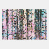 Colorful Birch Bossen Inpakpapier Vel (Voorkant 2)