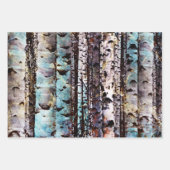 Colorful Birch Bossen Inpakpapier Vel (Voorkant)