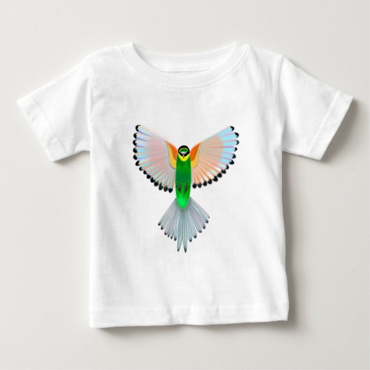 Colorful Bird Baby T-Shirt Gift (Voorkant)