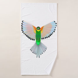 Colorful Bird Bath Towels Badhanddoek