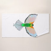 Colorful Bird Bath Towels Badhanddoek (Badhanddoek)