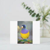 Colorful Bird Briefkaart (Staand voorkant)