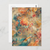 Colorful Bird Briefkaart (Voorkant / Achterkant)