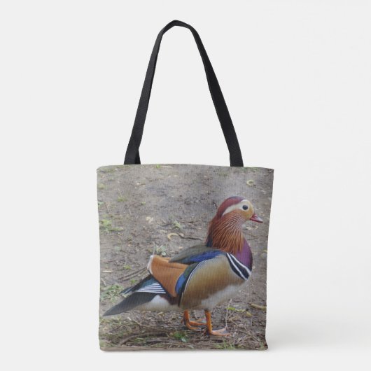 Colorful Bird Canvas tas (Achterkant)