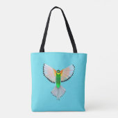 Colorful Bird Canvas tas (Achterkant)