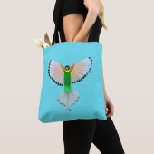 Colorful Bird Canvas tas (Dichtbij)
